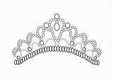Coloring Princess Crown Tiara Pages Printable Girls Print Drawing Color Bubakids Kids Sheets Tiaras Line Pretty Colouring Quality High Diadem sketch template