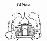 Wonders Coloring Pages Taj Mahal Ancient Drawing Seven Holiday Familyholiday Kids Print Drawings India Color Family Printable Getcolorings Children Getdrawings sketch template