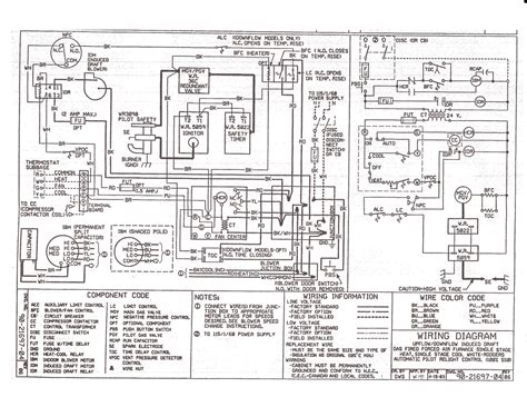 american standard furnace wiring diagram