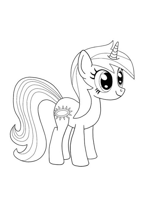 pony unicorn coloring pages   printable coloring