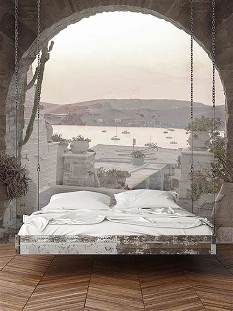 Saldi24 10pezzi mattoni adesivi 3d bianco moderno (77x70cm) carta da parati 3d, finto mattone lavabile e paracolpi,decorazioni per camera soggiorno cucina, . Carta da Parati per Camera Da Letto: 45 Idee da Sogno | MondoDesign.it