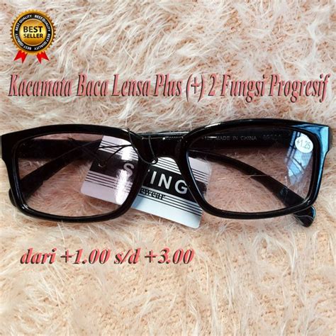 Jual Kacamata Baca 2 Fungsi Progresif Lensa Plus 1 00 Sd 3 00 Kacamata