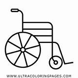 Cadeira Rodas Ruedas Silla Wheelchair Coloring Cadeirante Ultracoloringpages sketch template