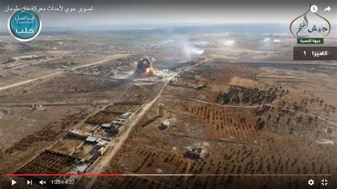 asian defence news drone footage syria nusra bmp suicide bomb attack  southern aleppo
