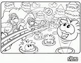 Coloring Penguin Club Pages Printable Puffle Puffles Color Cool Library Really Results Search Drawing Popular Book Cartoons Sheet Print Coloringhome sketch template