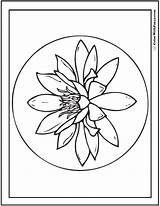 Lily Coloring Pad Pages Water Stargazer Pencil Printables Circle Template Color Printable Getcolorings Colorwithfuzzy Sheet sketch template