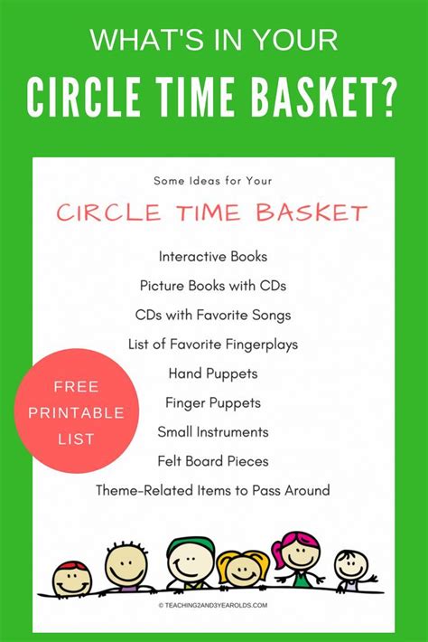 whats   circle time basket  printable list