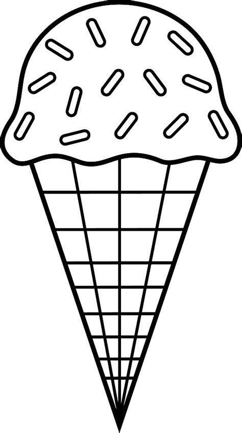 ice cream cone  drawing  getdrawings