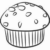 Muffin Coloring Scrumptious Pages Surfnetkids sketch template