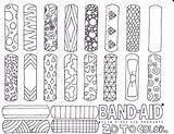 Bandaid Aid Colouring Scout Brownies Brownie Scouts Webstockreview Directive sketch template