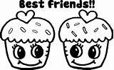 Pages Coloring Bff Hard Friends Cute Template Friend Printable Girls Forever Bffs Cool sketch template
