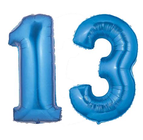 blue number  balloon large number  balloon blue