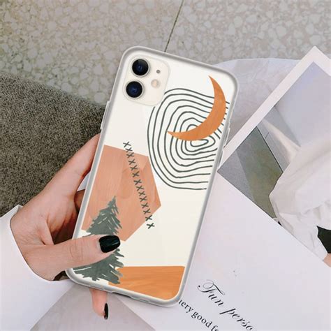 aesthetic phone case clear iphone case  mini  pro max xr etsy