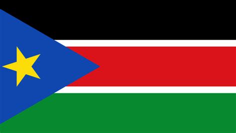 bandera de sudán del sur 【banderas de paises】