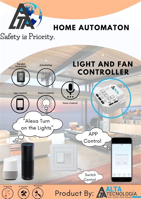 light fan control alta tecnologia