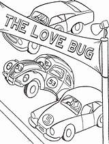 Herbie Beetle sketch template