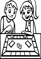 Board Coloring Game Pages Games Printable Girl Colouring Kids Boy Sheets Choose sketch template