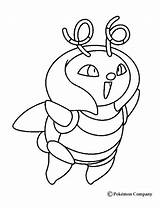 Pokemon Coloring Pages Type Advanced Bug Fly Volbeat Animated Popular Do Pokémon Coloringhome sketch template