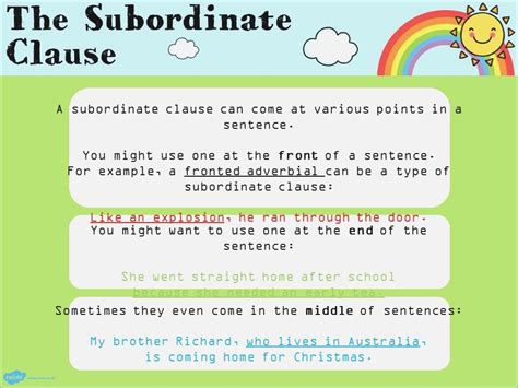 subordinate clause examples format  examples