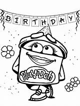 Coloring Play Doh Pages Birthday Party Getcolorings Pa Getdrawings sketch template