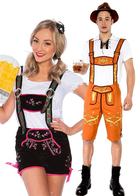 Couple Lederhosen Oktoberfest Costume