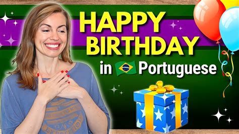 sing happy birthday  brazilian portuguese