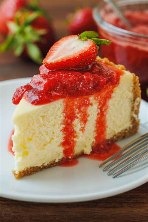 strawberry cheesecake recipe video natashaskitchencom