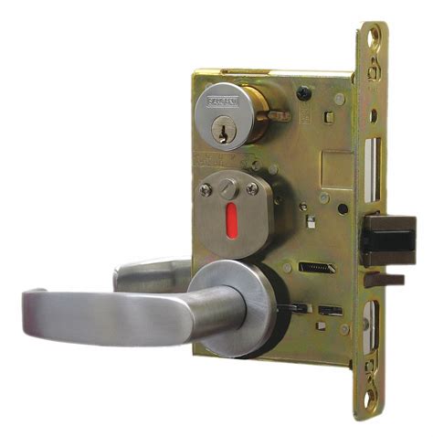 sargent mortise lockset keyed    backset mortise lever required door