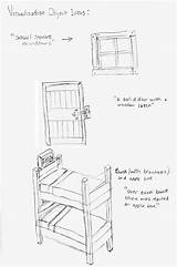 Bunkhouse Objects Drawings Props sketch template