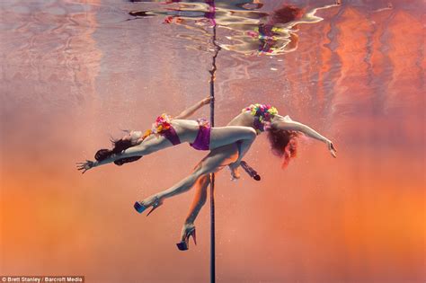 brett stanley s photos show pole dancers performing routines in