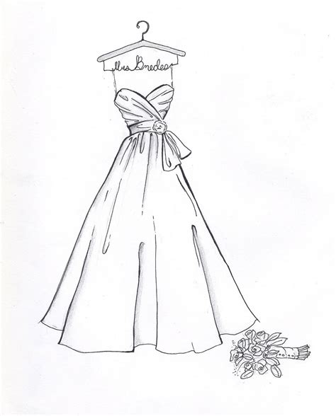 dress drawing easy at explore collection of dress