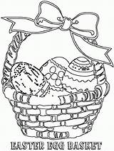 Coloring Basket Easter Pages Popular Books sketch template