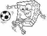 Futebol Esponja sketch template