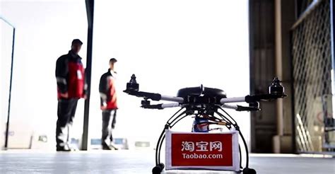 alibaba start met testen bezorging  drones