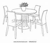Table Drawing Dining Kitchen Furniture Draw Room Easy Drawings Chairs Pencil Section Paintingvalley Bench Getdrawings Simple sketch template