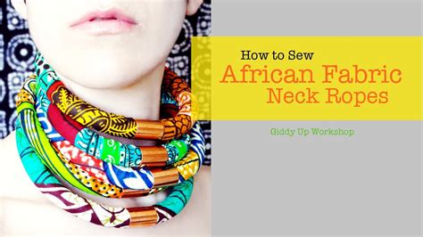 fashion diy african necklace neck ropes youtube