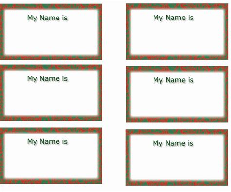 nameplate template word