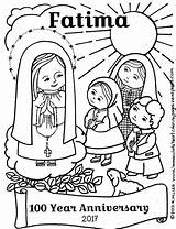Fatima Virgen Catholic Immaculate Lujan Rosary Folks sketch template