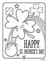 Coloring Patrick St Patricks Pages Printable Kids Preschool Rainbow Activities Pattys Adults Crafts Happy Shamrock Color Disney Activity Adult Sheets sketch template