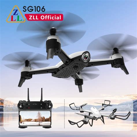zll sg drone dual camera drones  p p  wifi pfv optical flow mins fly time