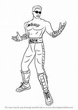Mortal Kombat Cage Johnny Draw Drawing Step Tutorial Tutorials sketch template
