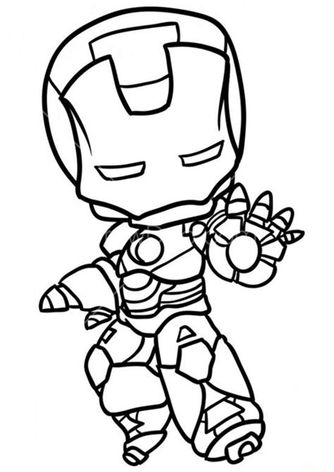coloring page iron man  file svg png dxf eps