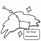 Constellation Coloring Pages Getcolorings Getdrawings Star sketch template