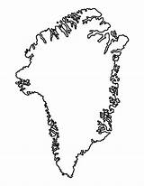 Greenland Printable Outline Designlooter Patternuniverse sketch template