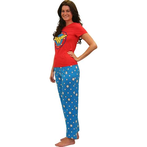 wonder woman superhero pajama set