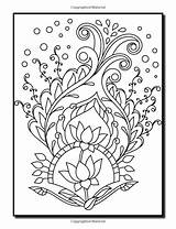 Coloring Pages Adult Amazon Relaxing Easy sketch template