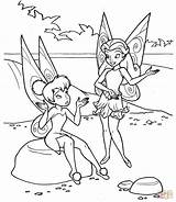 Tinkerbell Coloring Silvermist Pages Bell Color Tinker Fairies Fairy Disney Online Supercoloring sketch template