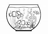 Akwarium Ryby Kolorowanka Trzy Druku Drukowania Malowankę Wydrukuj Drukowanka sketch template