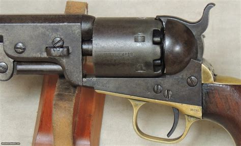 cased colt  navy  model  caliber percussion revolver sn