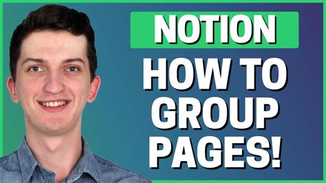 group pages  notion youtube